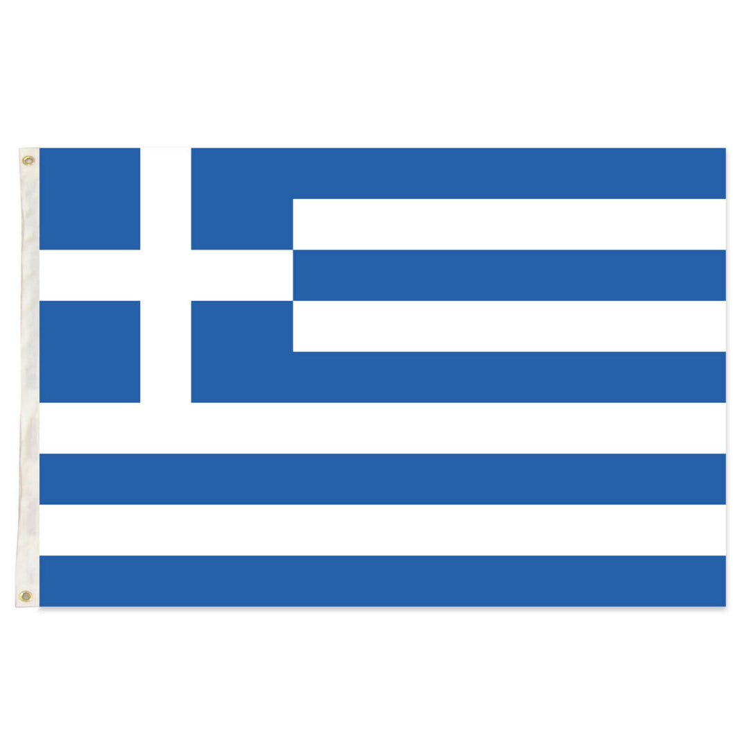 Greece Country Flag Greek Heavy Duty National Olympics Europe - 150cm x 90cm