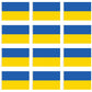 12x Ukraine Country Flag Ukrainian Heavy Duty with Metal Eyelets - 150cm x 90cm