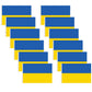 12x Ukraine Country Flag Ukrainian Heavy Duty with Metal Eyelets - 150cm x 90cm