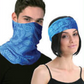 Seamless Tube Bandana Head Scarf Face Cover Mask Pattern Mask Neck Gaiter - Royal Blue