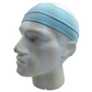 PLAIN HEADBAND Elastic Stretch Sports Yoga Hair Band Unisex 8cm Wide Wrap - Sky Blue