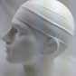 PLAIN HEADBAND Elastic Stretch Sports Yoga Hair Band Unisex 8cm Wide Wrap - White