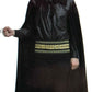 Adult Cape Cloak Collared Robe Halloween Vampire Witch Wizard 140cm Collar - Black