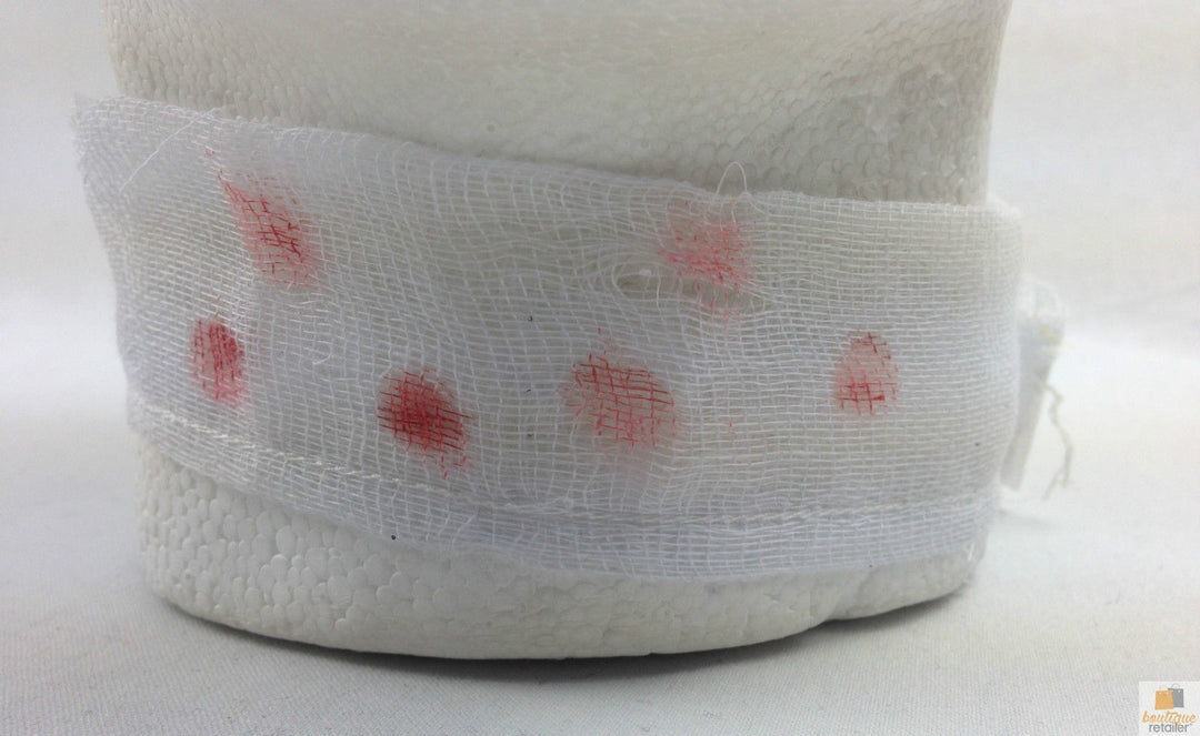 VAMPIRE BITE CHOKER for Halloween Costume Dress Up Horror Fake Blood Bandage