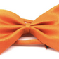 Mens BOW TIE Wedding Tuxedo  Formal Bestman Necktie Classic Plain Party - Orange