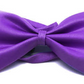 Mens BOW TIE Wedding Tuxedo  Formal Bestman Necktie Classic Plain Party - Purple