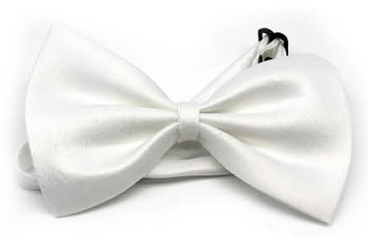 Mens BOW TIE Wedding Tuxedo  Formal Bestman Necktie Classic Plain Party - White