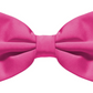 Mens BOW TIE Wedding Tuxedo Formal Bestman Necktie Classic Plain Party  - Hot Pink