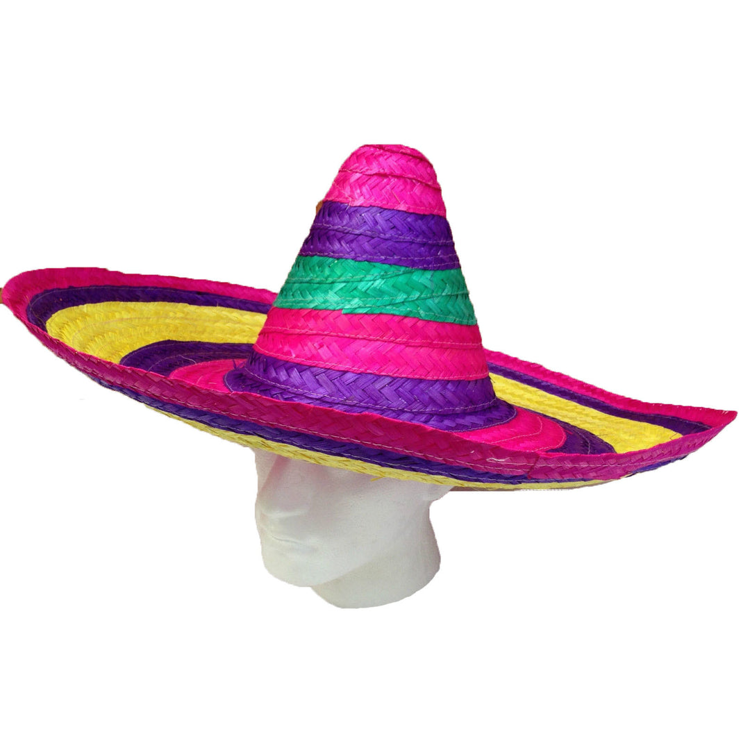 Mexican SOMBRERO Fancy Dress Straw Party Costume Hat Cap Spanish