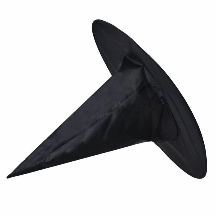 WITCH HAT Plain Black Halloween Costume Fancy Dress Womens Accessory Wizard