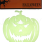 GIANT GLOW IN THE DARK PUMPKIN Halloween Face Party Decoration Decor Jack O Toy