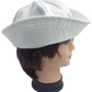 Adult White Sailor Hat Marine Unisex Gob Captain Navy Hen's Night Doughboy Cap