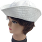 Adult White Sailor Hat Marine Unisex Gob Captain Navy Hen's Night Doughboy Cap