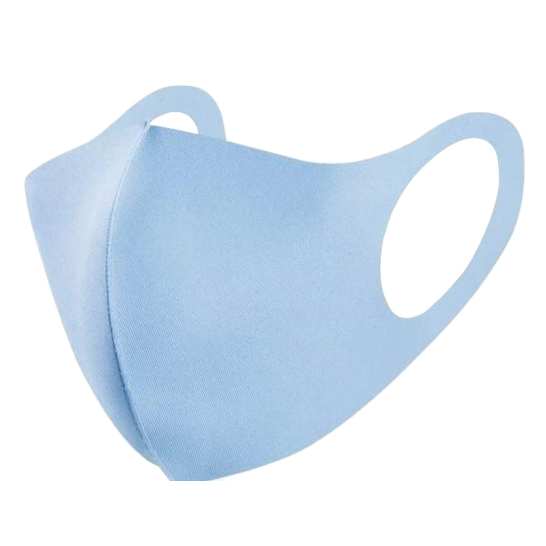 SUMMER Reusable Breathable Face Mask Mouth Mask Anti Dust Haze Protective in Light Blue