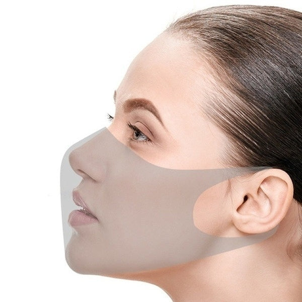 SUMMER Reusable Breathable Face Mask Mouth Mask Anti Dust Haze Protective in Light Blue