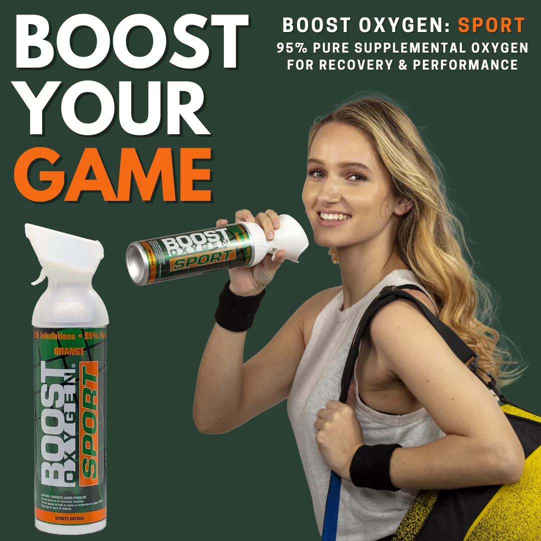 2x 10 Litres of Boost Sport Oxygen in a Can Supplemental - 200 Breath (Large)