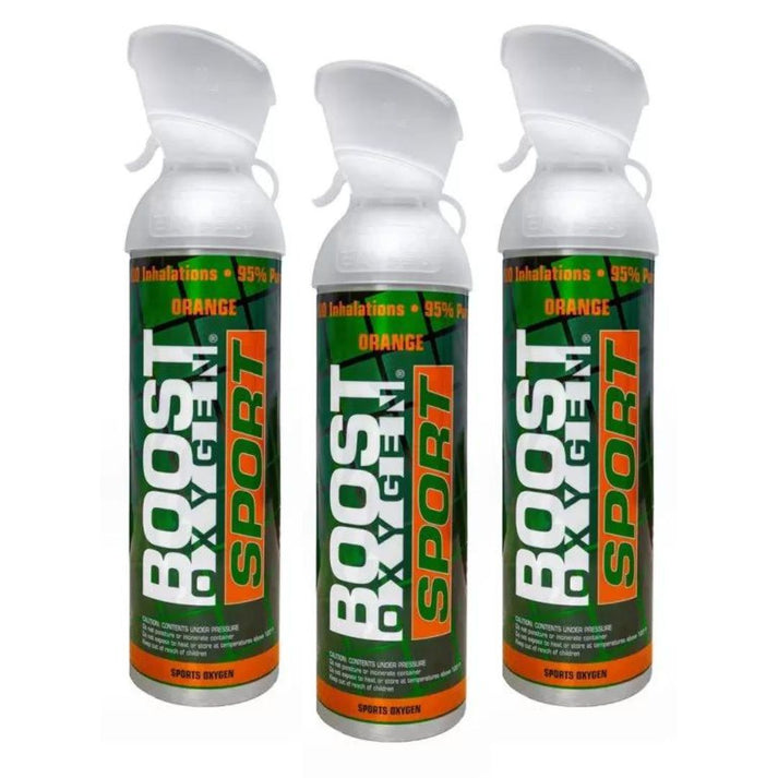 3x 10 Litres of Boost Sport Oxygen in a Can Supplemental - 200 Breath (Large)