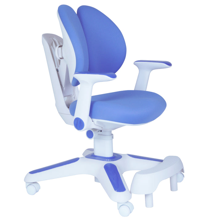 Ergonomic Children Kids Study Desk and Chair Set Height Adjustable - Blue