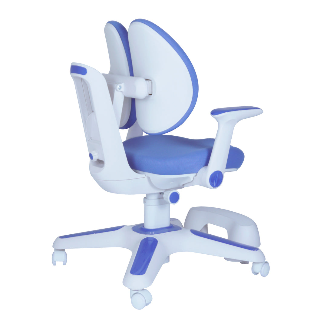 Ergonomic Children Kids Study Desk and Chair Set Height Adjustable - Blue