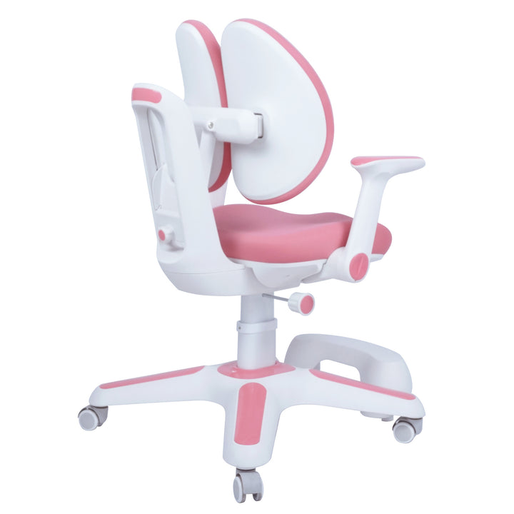 Ergonomic Children Kids Study Desk and Chair Set Height Adjustable - Pink