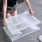 82 Litre Modular Clear Foldable Storage Box with Lid Plastic Tub Collapsible