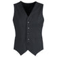 Mens Peaked Vest Waistcoat w/ Knitted Back Suit Formal Wedding Dress Up - Charcoal - 107