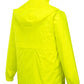 HUSKI STRATUS RAIN JACKET Waterproof Workwear Concealed Hood Windproof Packable - Yellow Fluro - 5XL