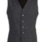 Mens Wool Blend Vest w/ Knitted Back Waistcoat Sleeveless Wool Blend - Charcoal - 102