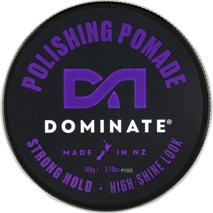 Dominate Polishing Pomade Strong Hold High Shine 105g