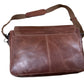 Futura Laptop Messenger Sling Bag Travel Computer Business Genuine Leather - Brown