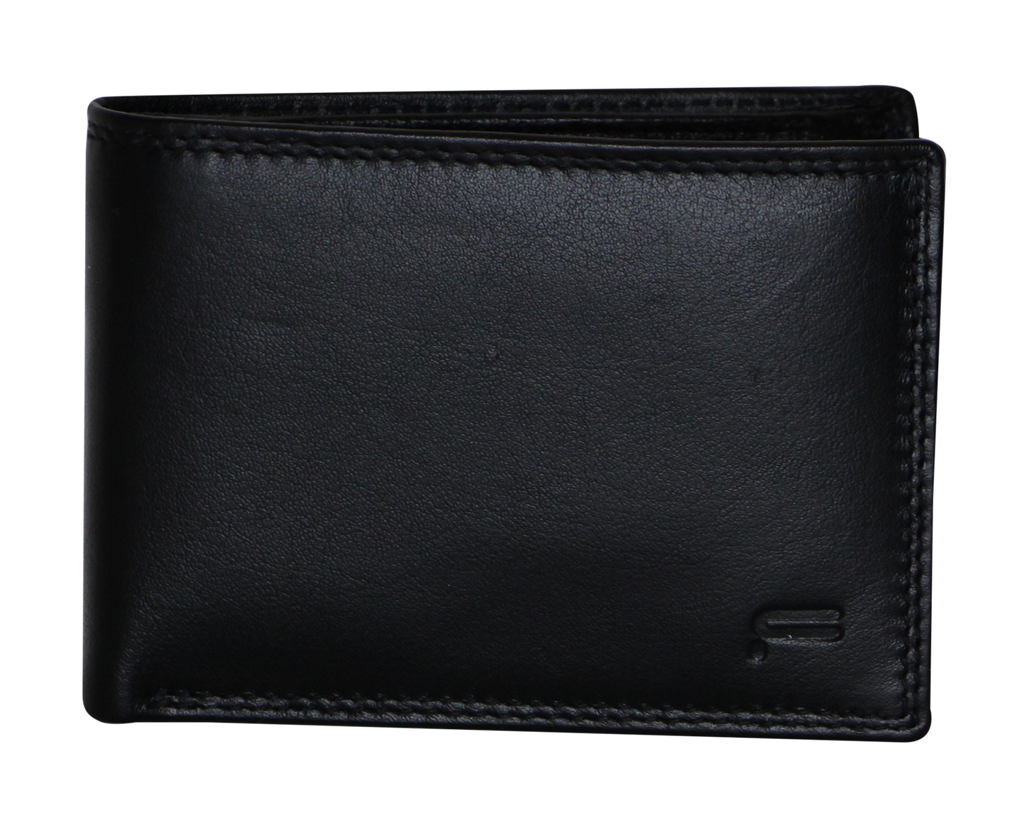 Futura Futura Mens Harrison RFID Genuine Leather Wallet - Black