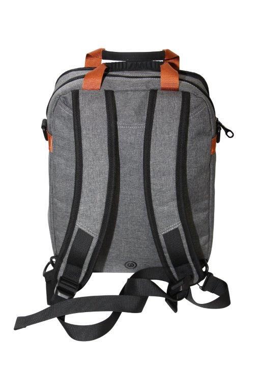 FIB Australia Urban Active Shoulder Bag with Backpack Support - Grey