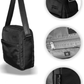 Futura Australia City Vertical Crossover Bag - Black