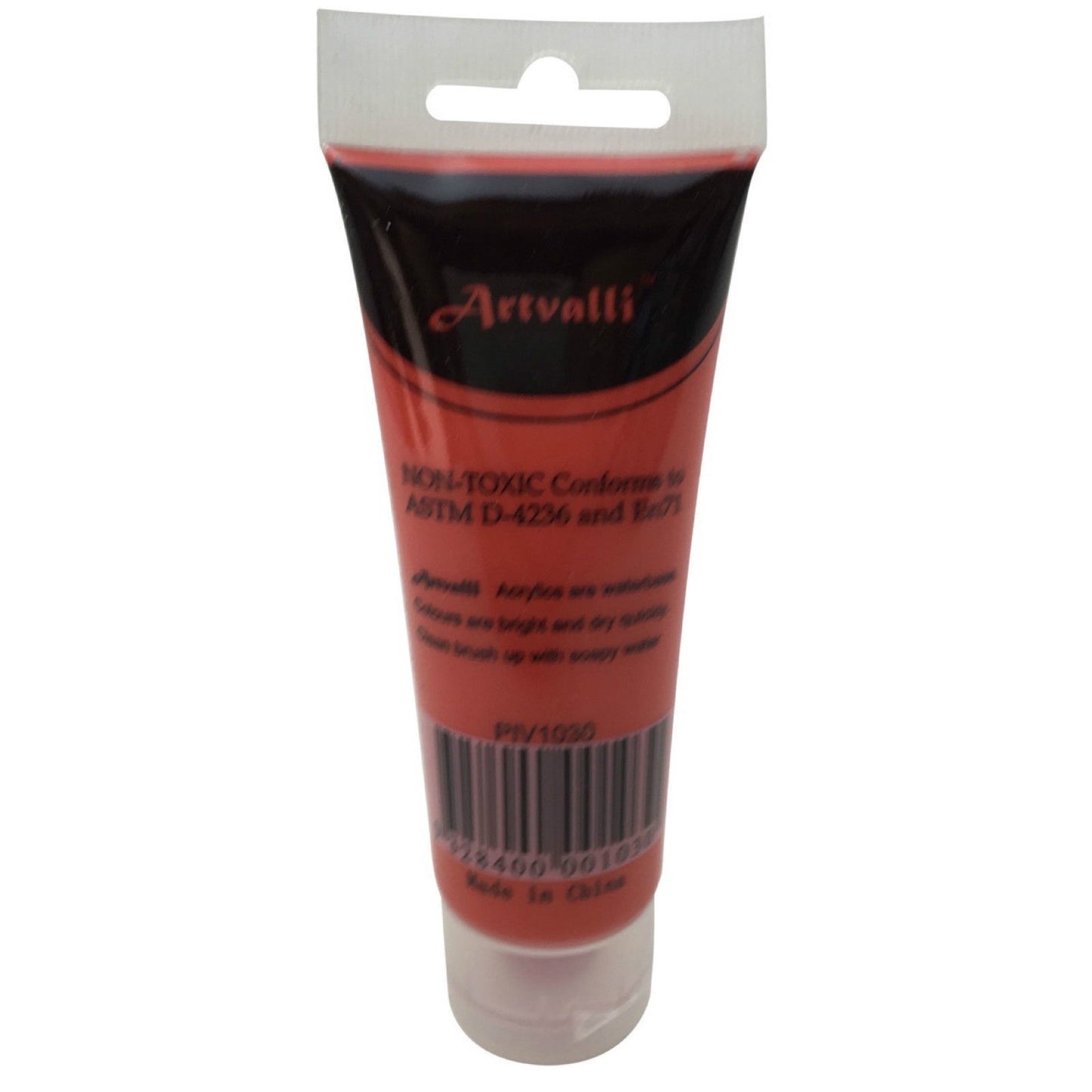 ARTISTS ACRYLIC PAINT Craft 75ml Tube Non Toxic Paints Water Based - Brilliant Red