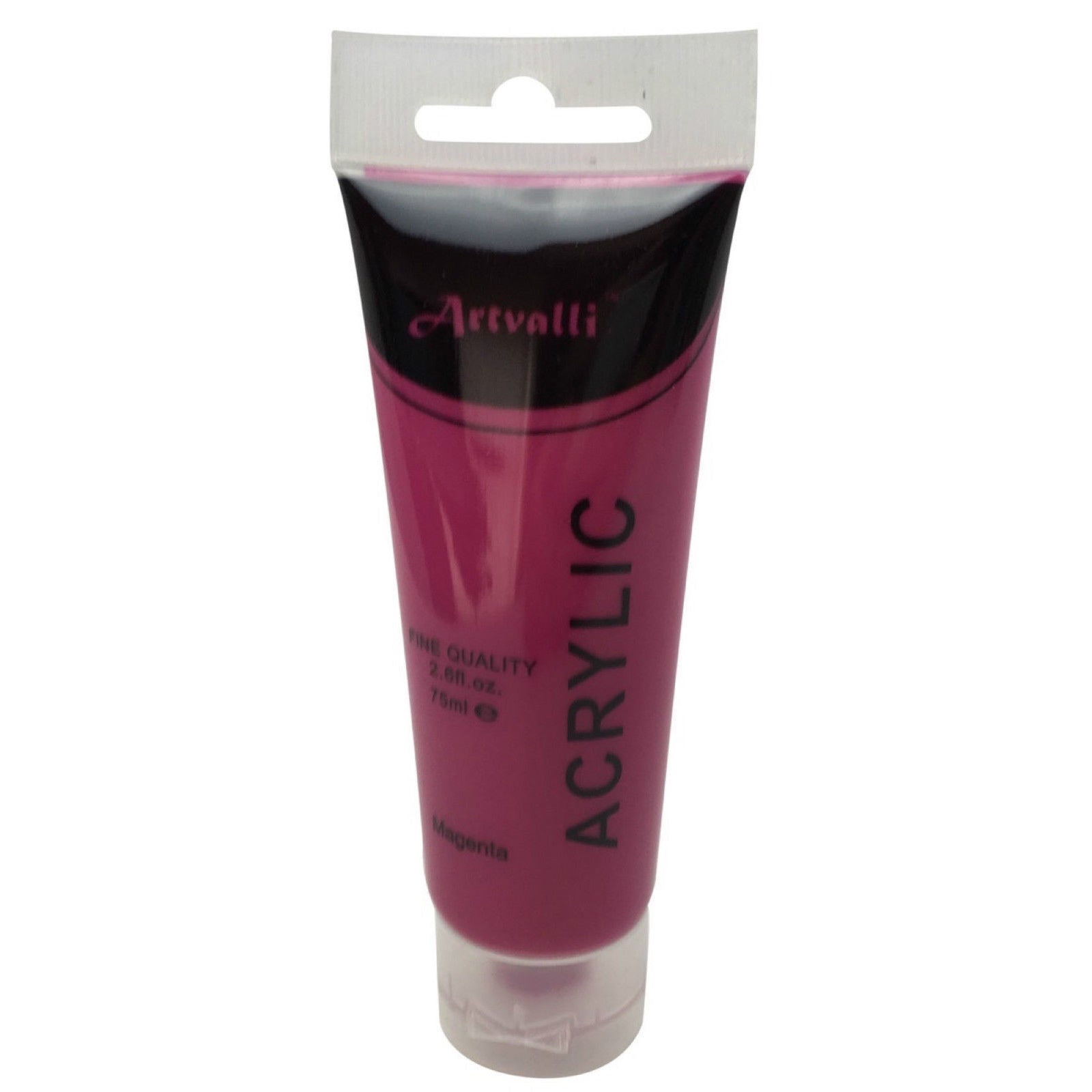 ARTISTS ACRYLIC PAINT Craft 75ml Tube Non Toxic Paints Water Based - Magenta