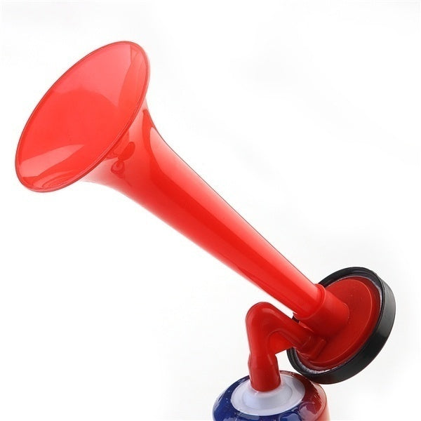 Air Horn Party Prop Hand Held Loud Pump Action Plastic Novelty Reusable Klaxon