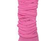 LEG WARMERS Knitted Womens Neon Party Knit Ankle Fluro Dance Costume 80s Pair - Light Pink