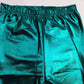 Metallic Leggings Stretchy Pants Neon Fluro Shiny Glossy Dress Up Dance Party - Metallic Green