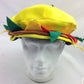 BURGER HAT Costume Party Adult Unisex Novelty Cap Funny Fast Food Hamburger