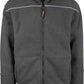 Mens Full Zip Sherpa Polar Fleece Jumper Lined Warm Winter Jacket Pullover - Black - L