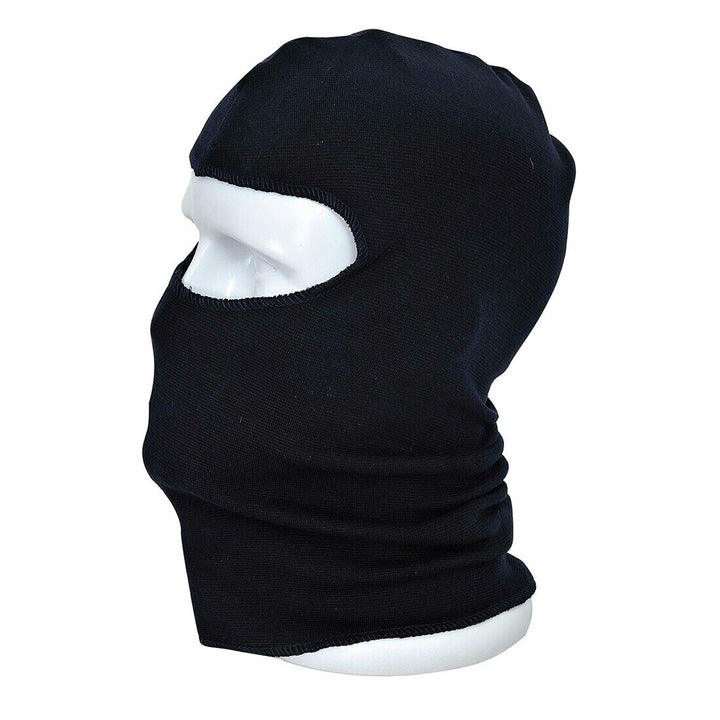 PORTWEST Flame Resistant Anti Static Balaclava Beanie Hat Warm Face Mask Ski  - Black