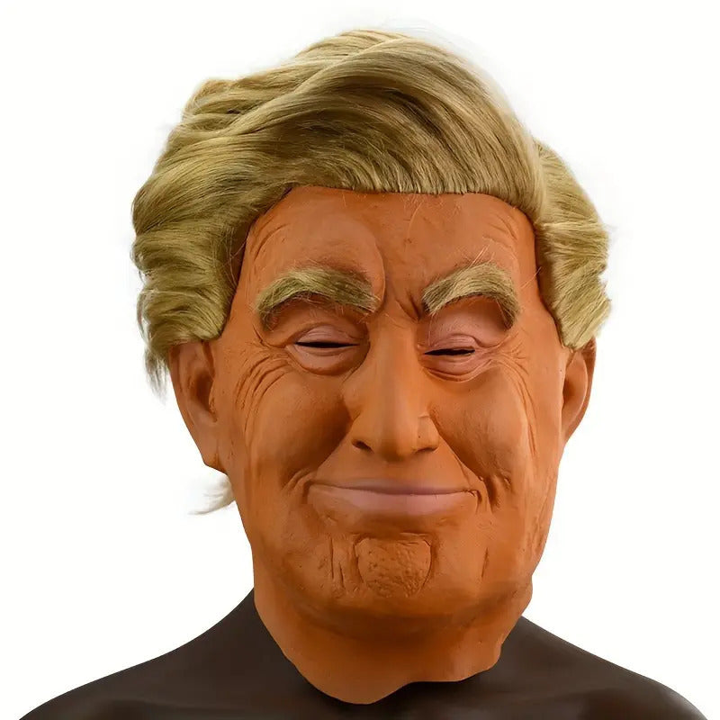 Donald Trump Mask Costume Party Celebrity Rubber Latex Mask Halloween President