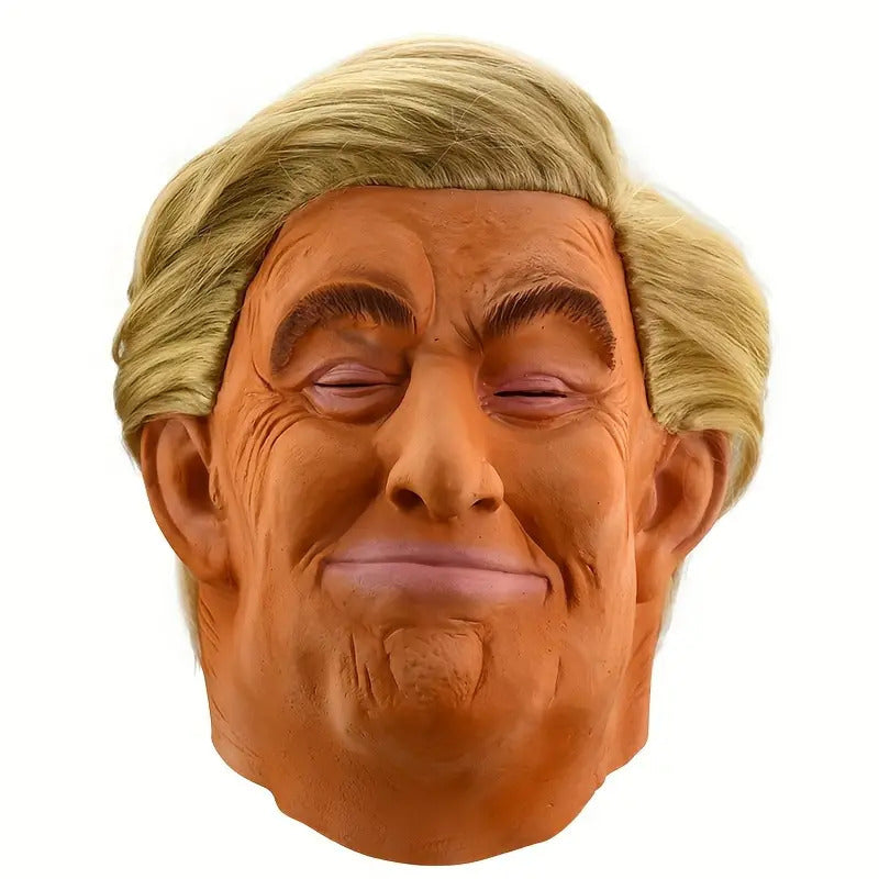 Donald Trump Mask Costume Party Celebrity Rubber Latex Mask Halloween President