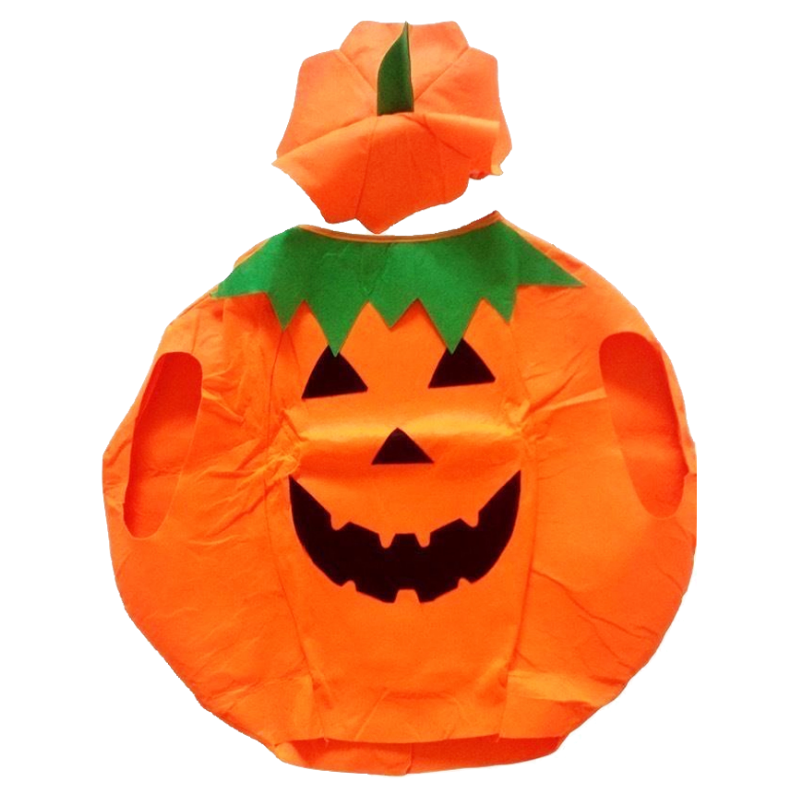 KIDS PUMPKIN COSTUME Halloween Unisex Fancy Dress Up Party Orange Vegetable