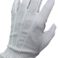 Deluxe Short White Stripe Satin Gloves Magician Driving Wedding Glove One Size