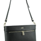 Morrissey Italian Structured Leather Cross Body Handbag (MO3028) Bag - Black