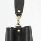 Morrissey Womens Italian Structured Leather Cross Body Bag Handbag Ladies - Black