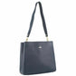 Morrissey Ladies Italian Structured Leather Cross Body Handbag Bag Womens - Navy