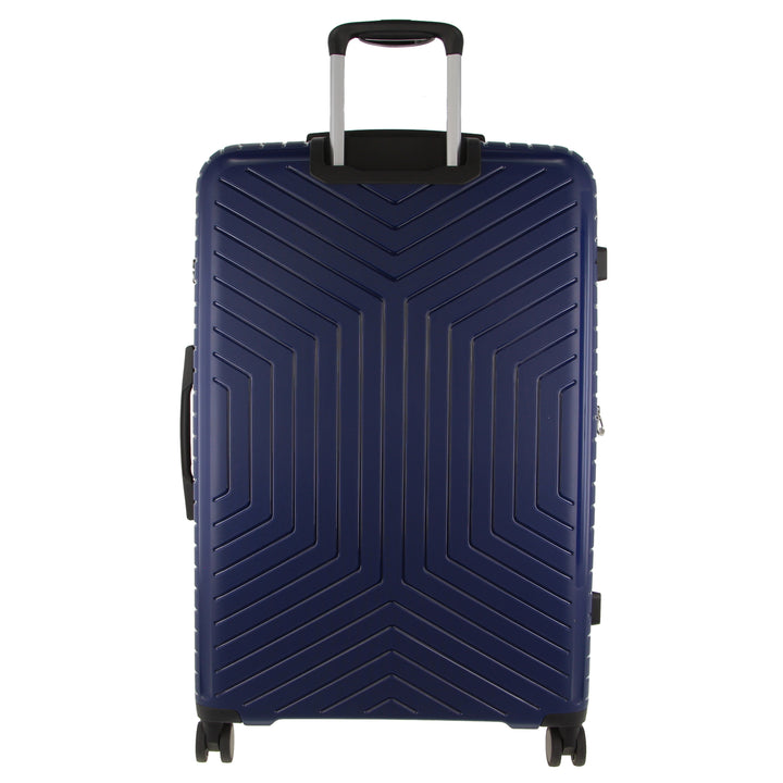 Pierre Cardin 65cm Medium Hard-Shell Suitcase Travel Luggage Bag - Navy