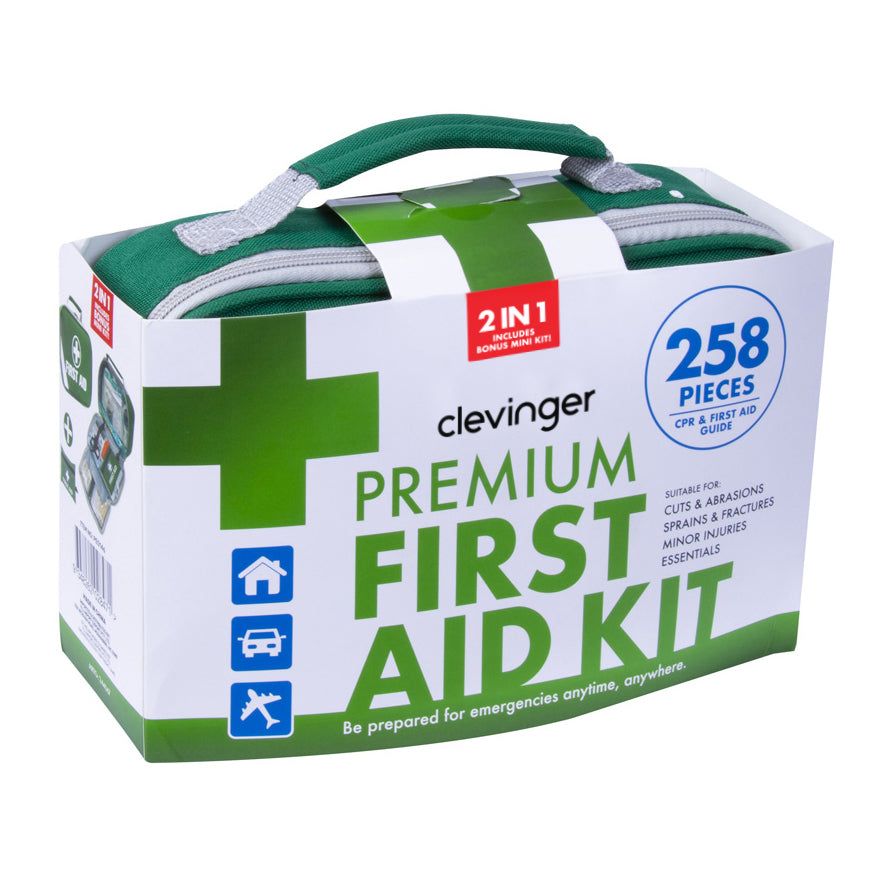 258pcs PREMIUM FIRST AID KIT Medical Travel Set Emergency Family Safety Office